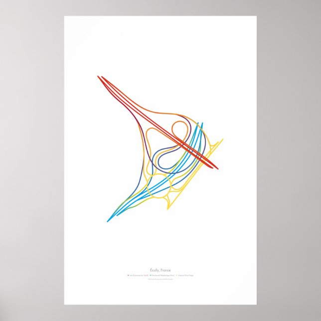 Póster Coreografia de Intercâmbio: Écully, França (Frente)