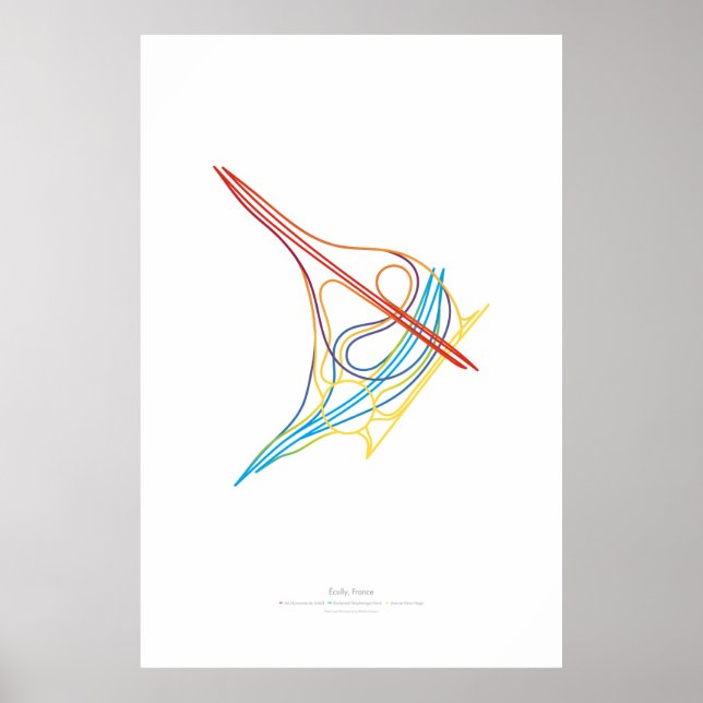 Póster Coreografia de intercâmbio: Écully, França (Frente)