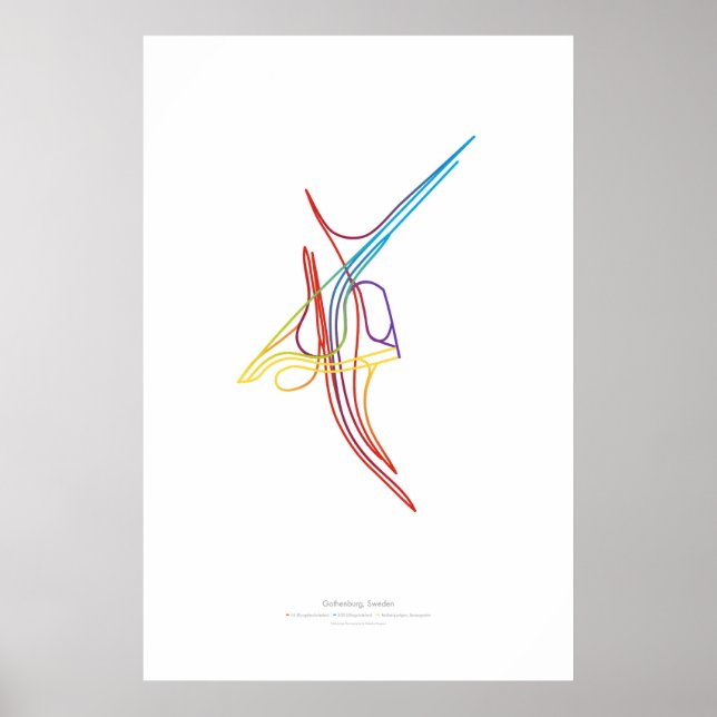 Póster Coreografia de intercâmbio: Gotemburgo, Suecia (Frente)