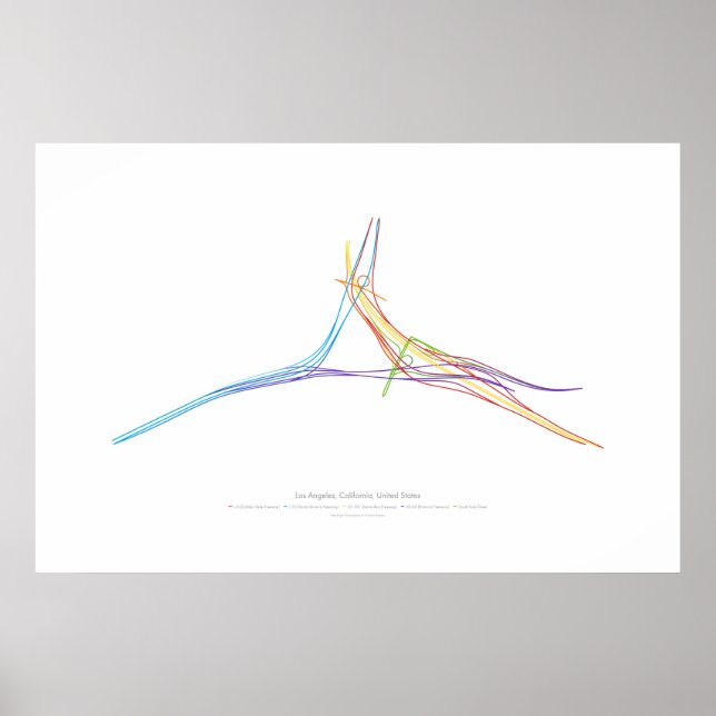 Póster Coreografia de intercâmbio: Los Angeles, CA, EUA (Frente)