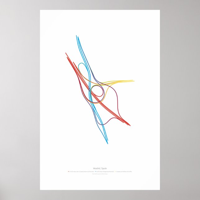 Poster Coreografia de intercâmbio: Madrid, Espanha 2 (Frente)