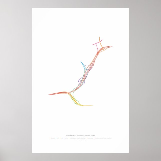 Póster Coreografia de Intercâmbio: Manchester, CT, EUA (Frente)