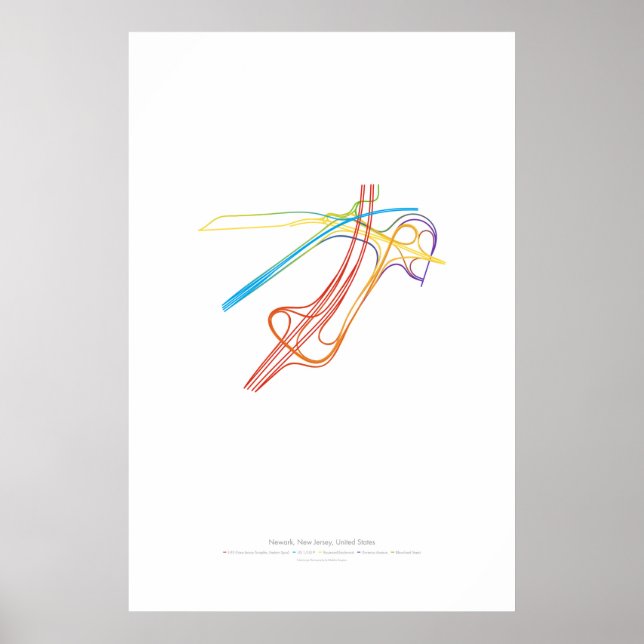 Póster Coreografia de Intercâmbio: Newark, NJ EUA 1 (Frente)