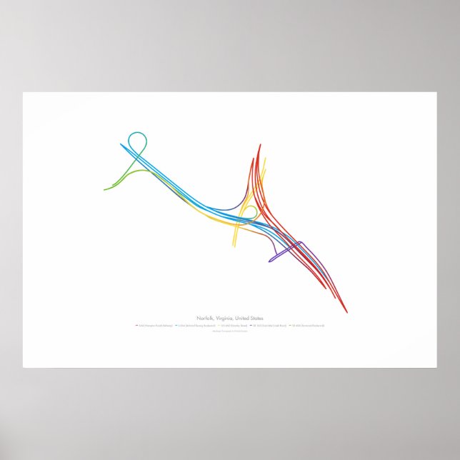 Poster Coreografia de intercâmbio: Norfolk, VA, EUA 3 (Frente)