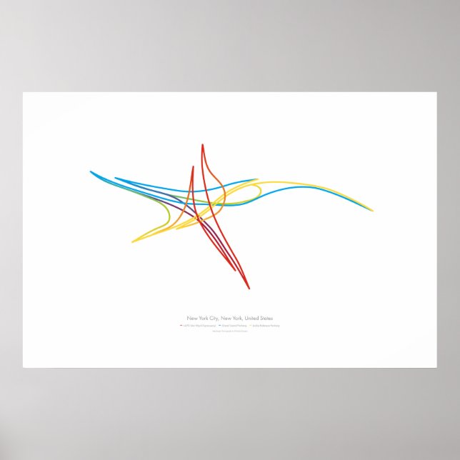 Póster Coreografia de intercâmbio: Nova York, NY, EUA 2 (Frente)