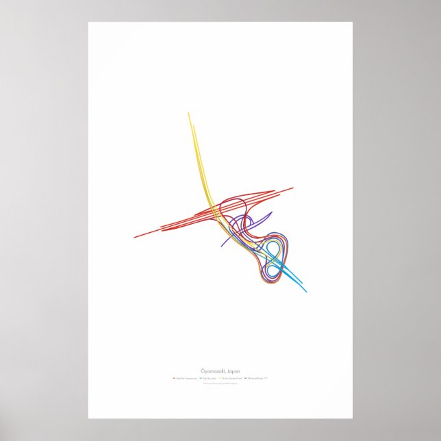 Póster Coreografia de Intercâmbio: Ōyamazaki, Japão (Frente)