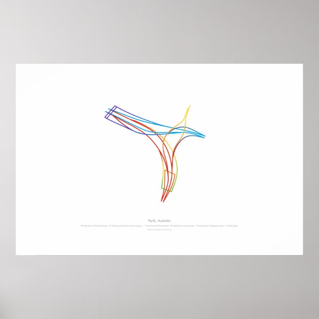 Póster Coreografia de intercâmbio: Perth, Austrália 1 v2 (Frente)