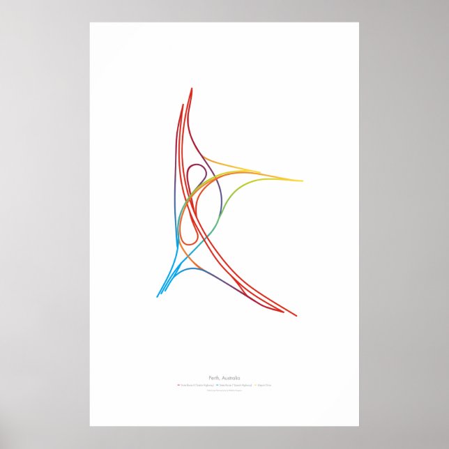 Póster Coreografia de Intercâmbio: Perth, Austrália 3 (Frente)