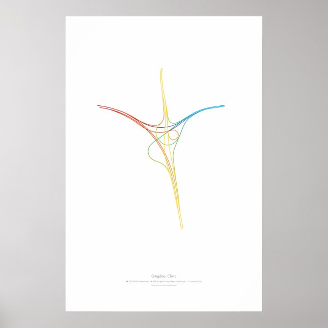 Poster Coreografia de Intercâmbio: Qingdao, China (Frente)