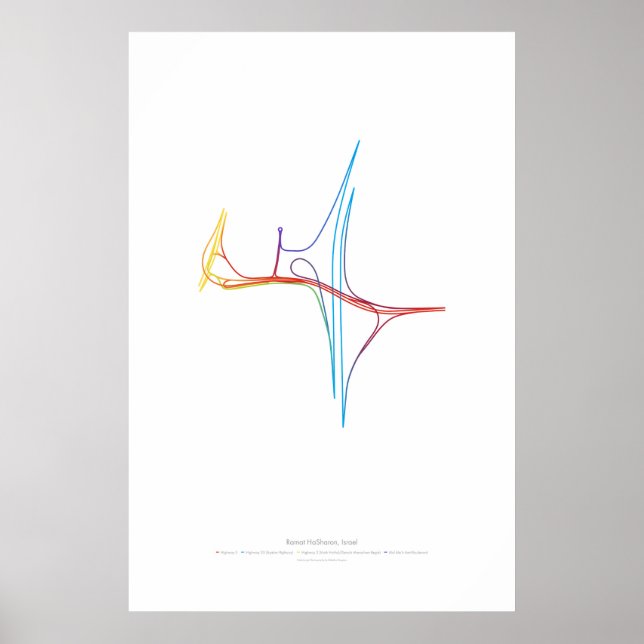 Poster Coreografia de Intercâmbio: Ramat HaSharon, Israel (Frente)
