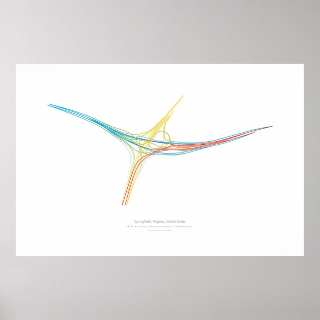 Póster Coreografia de intercâmbio: Springfield, VA, EUA (Frente)