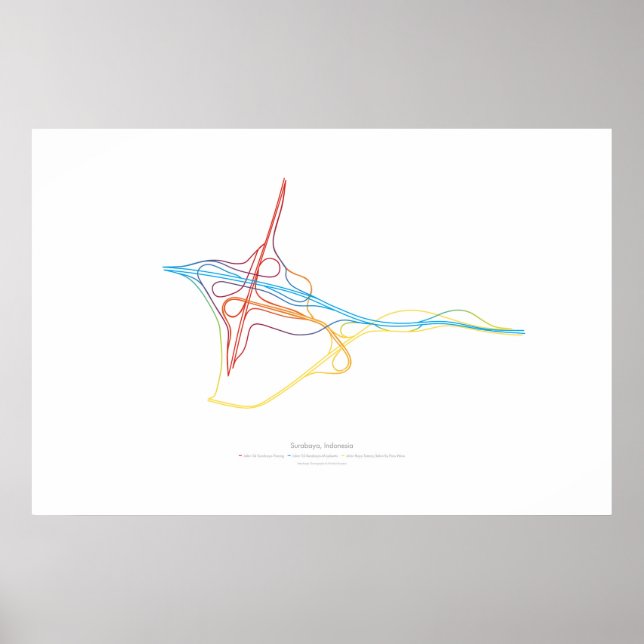 Póster Coreografia de intercâmbio: Surabaya, Indonésia (Frente)