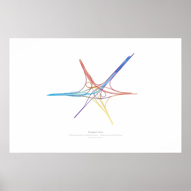 Póster Coreografia de Intercâmbio: Xangai, China 1 (Frente)
