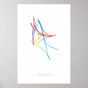 Póster Coreografia do intercâmbio: Arlington, VA, E.U.