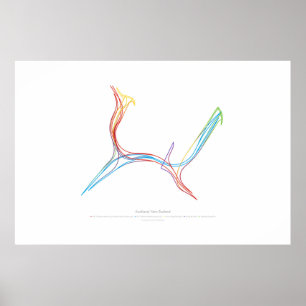 Póster Coreografia do intercâmbio: Auckland, Nova