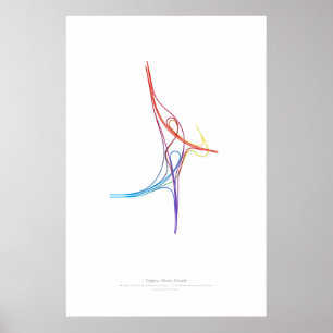 Póster Coreografia do intercâmbio: Calgary, AB, CA