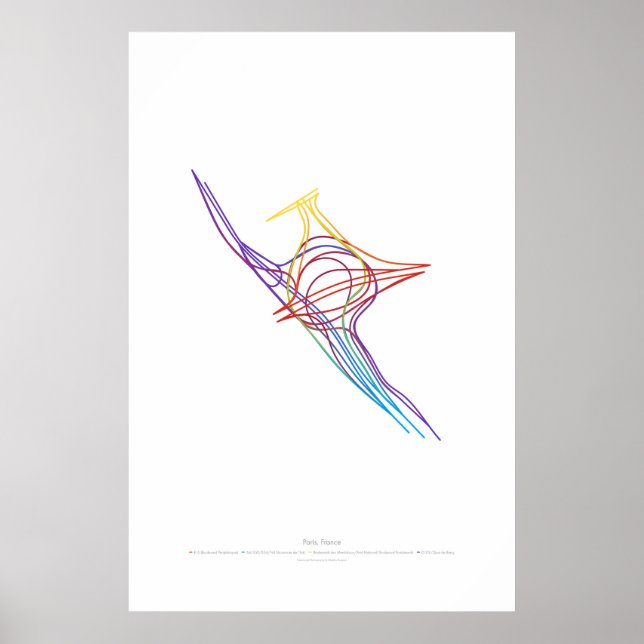 Poster Coreografia Interchange: Paris, França (Frente)