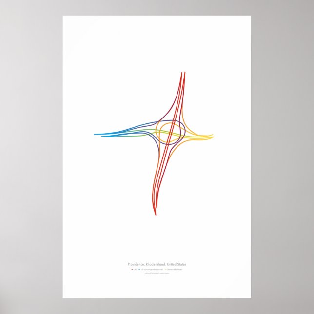 Poster Coreografia Interchange: Providence, RI, EUA (Frente)
