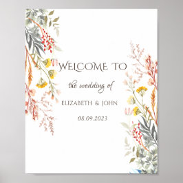 Poster Cores Aquáticas Selvagens, Secas