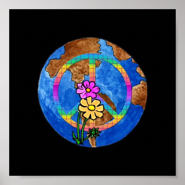 Póster Cores da Paz Mundial (Frente)