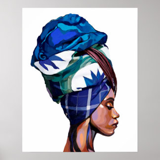 Poster Cores de África. #imagem