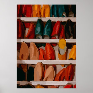Poster Cores de Marrocos