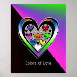 Póster Cores do Amor