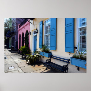 Póster Cores do Arco-íris em Charleston, Carolina do Sul