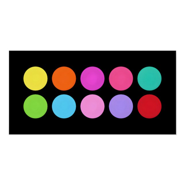 Póster Cores do Círculo (Frente)
