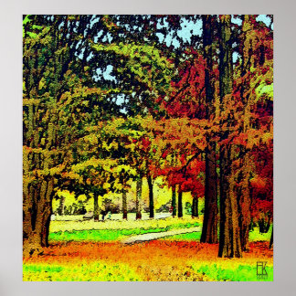 Poster Cores do outono