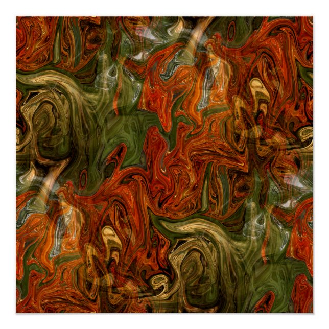 Póster Cores do outono... (Frente)