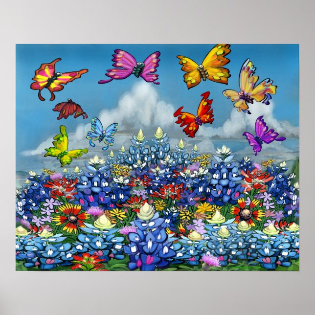 Poster Cores do Springtime (Frente)