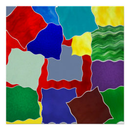 Póster Cores e amostras