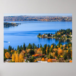 Póster Cores esplêndidas da queda em Bellevue