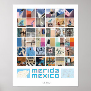 Póster Cores & padrões de Merida