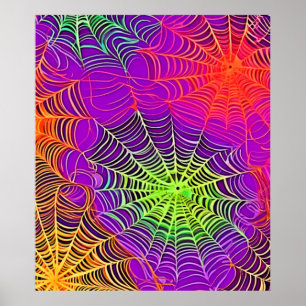 Poster Cores Suaves: Arte Aranha