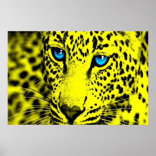 Póster Corey Tiger 80s Retro Leopard (Frente)