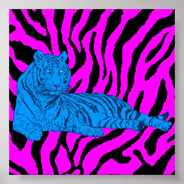 Póster Corey Tiger 80s — Tigre de Volta (Frente)