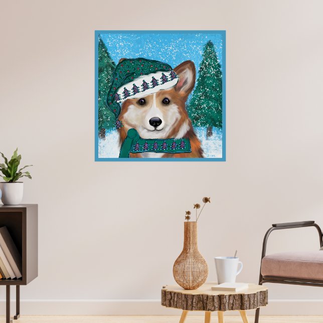 Poster Corgi (Sala de Estar 3)