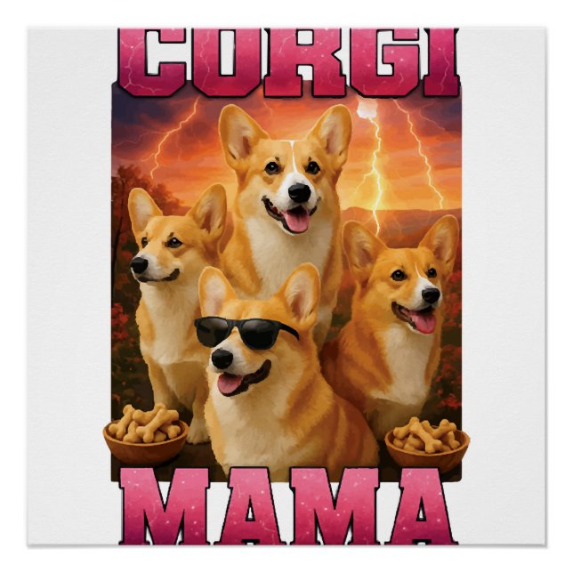 Póster Corgi Cópia Cópia (Frente)