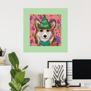 POSTER CORGI GALÊS DE PEMBROKE 
