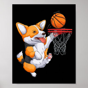 Poster Corgi Puppy Corgi Bysketbyll Para Pet Lovers Women