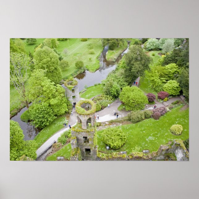 Poster Cork, Irlanda. O infame Castelo Blarney (Frente)