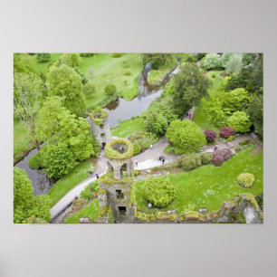 Póster Cork, Irlanda. O infame Castelo de Blarney