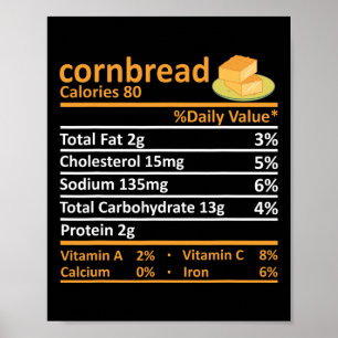 Poster Cornbird Nutrição Comida Ação de Graças Costume Ch
