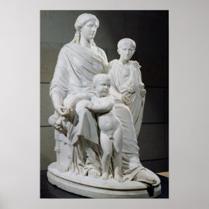Póster Cornelia, mãe dos dois irmãos de Gracchi