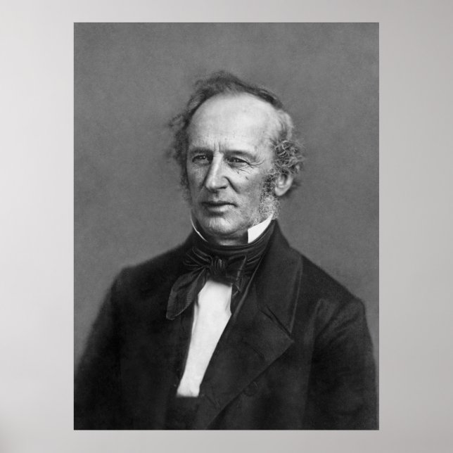 Póster Cornelius Vanderbilt Daguerreotype Retrato (Frente)