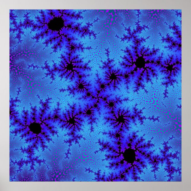 Póster Cornflower Blue Speckle (Frente)