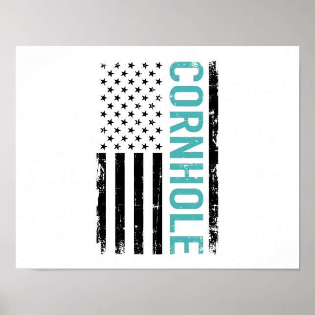 Poster Cornhole EUA (Frente)