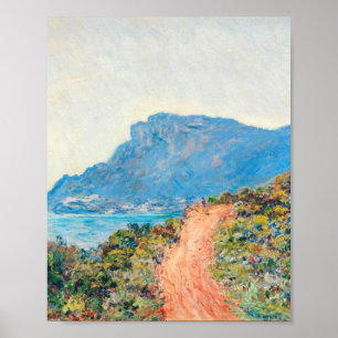 Poster Corniche perto de Mônaco, por Claude Monet